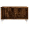 Table basse Chêne fumé 60x50x36,5 cm Bois d'ingénierie 