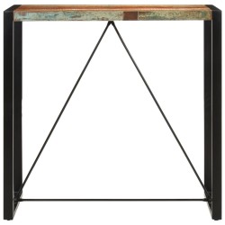 Table de bar 110x55x110 cm bois massif de récupération 