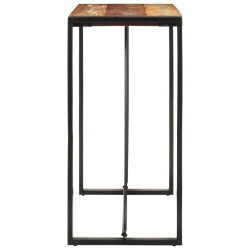Table de bar 110x55x110 cm bois massif de récupération 