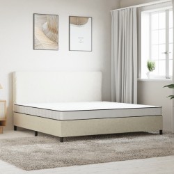 Matelas en mousse moyennement doux 200x200 cm 