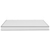Matelas en mousse moyennement doux 200x200 cm 