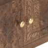 Meuble TV 138x30x46 cm Bois massif de manguier 