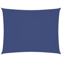 Voile de parasol tissu oxford rectangulaire 3,5x5 m bleu 