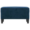 Banc Bleu 70x35x41 cm Velours 