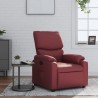 Fauteuil inclinable Rouge bordeaux Similicuir 