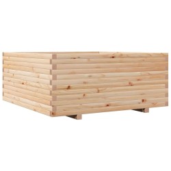Jardinière 110x110x49,5 cm bois de pin massif 