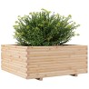 Jardinière 110x110x49,5 cm bois de pin massif 