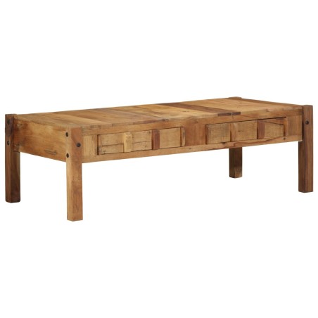 Table basse 110x55x35 cm Bois massif récupéré 