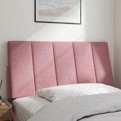 Coussin de tête de lit rose 100 cm velours 
