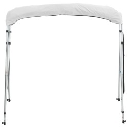 Toit bimini à 4 arceaux parois latérales 243x(200-213)x137 cm 