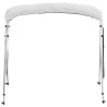 Toit bimini à 4 arceaux parois latérales 243x(200-213)x137 cm 