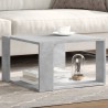 Table basse gris béton 51,5x51,5x30 cm bois d'ingénierie 