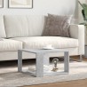 Table basse gris béton 51,5x51,5x30 cm bois d'ingénierie 