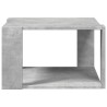 Table basse gris béton 51,5x51,5x30 cm bois d'ingénierie 