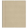 Écran de balcon beige 120x1000 cm 100% polyester oxford 