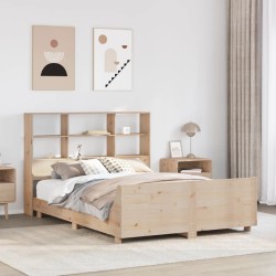 Cadre de lit sans matelas 120x200 cm bois de pin massif 