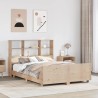Cadre de lit sans matelas 120x200 cm bois de pin massif 