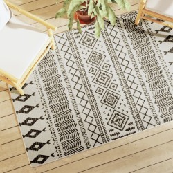 Tapis intérieur extérieur à poils courts 120x180cm antidérapant 