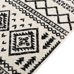 Tapis intérieur extérieur à poils courts 120x180cm antidérapant 