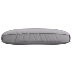 Coussin de palette gris 120x80x12 cm en tissu Oxford 