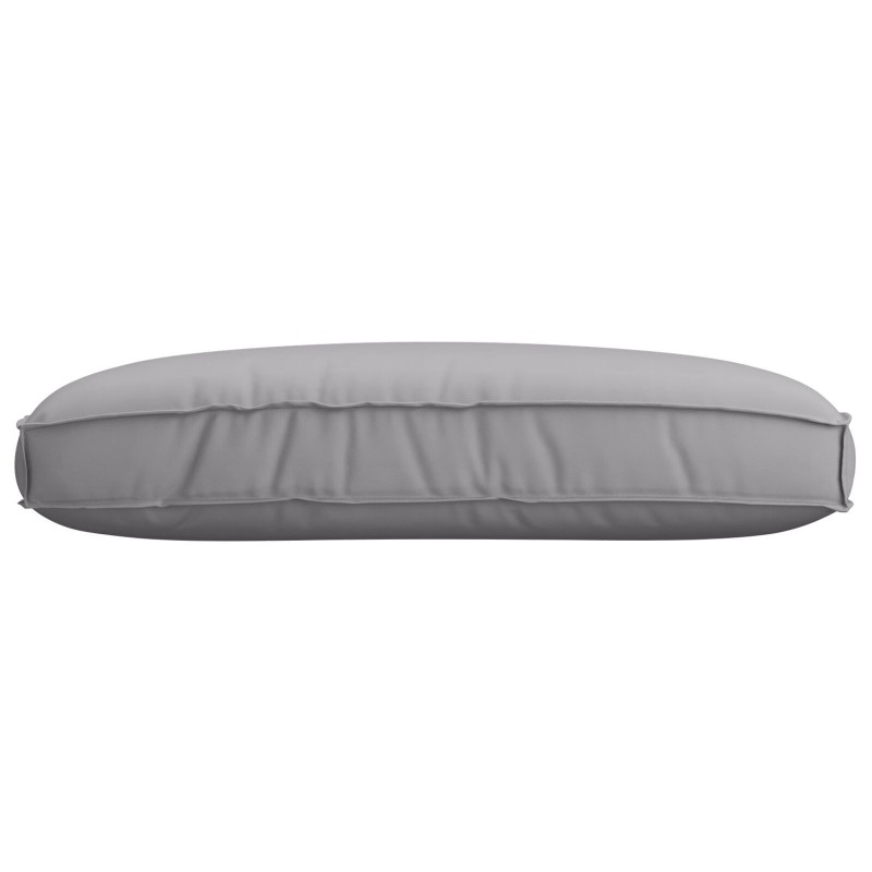Coussin de palette gris 120x80x12 cm en tissu Oxford 