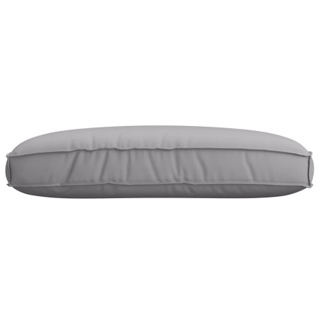 Coussin de palette gris 120x80x12 cm en tissu Oxford 