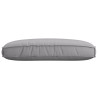 Coussin de palette gris 120x80x12 cm en tissu Oxford 