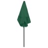 Parasol de plage vert 180x120 cm 