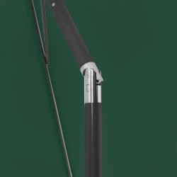 Parasol de plage vert 180x120 cm 