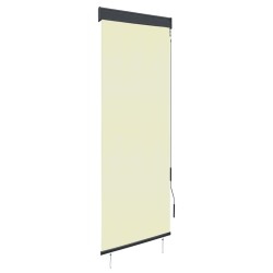 Store roulant d'extérieur 60 x 250 cm Crème 