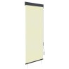 Store roulant d'extérieur 60 x 250 cm Crème 