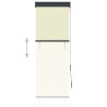 Store roulant d'extérieur 60 x 250 cm Crème 