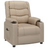 Fauteuil inclinable électrique Cappuccino Similicuir 
