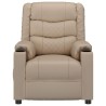 Fauteuil inclinable électrique Cappuccino Similicuir 