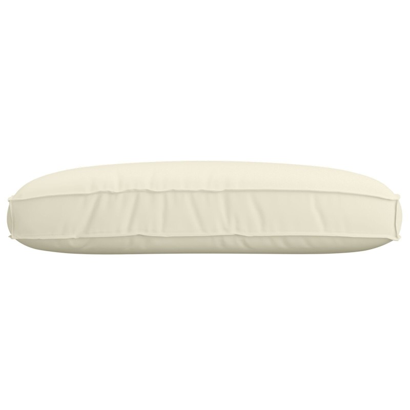 Coussin de Pallet pour Siège Crème 120x80x12 cm Tissu Oxford 
