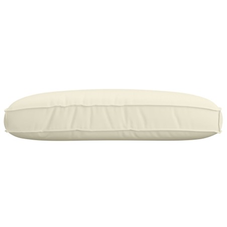 Coussin de Pallet pour Siège Crème 120x80x12 cm Tissu Oxford 