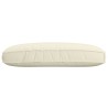 Coussin de Pallet pour Siège Crème 120x80x12 cm Tissu Oxford 