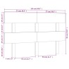 Tête de lit 154x3x81 cm Bois massif de pin 