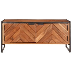Table basse 90x55x40 cm bois massif d'acacia 