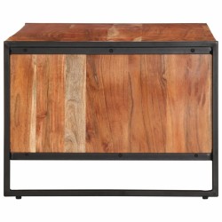Table basse 90x55x40 cm bois massif d'acacia 