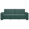 Canapé à 3 places Vert foncé 180 cm Velours 