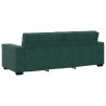 Canapé à 3 places Vert foncé 180 cm Velours 