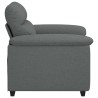 Fauteuil gris foncé 60 cm tissu 