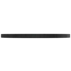 Dessus de table Noir Ø50x2,5 cm Bois de pin massif 