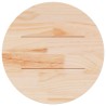Dessus de table Noir Ø50x2,5 cm Bois de pin massif 