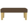 Banc Marron foncé 70x30x30 cm Tissu 