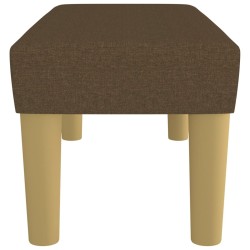 Banc Marron foncé 70x30x30 cm Tissu 