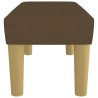 Banc Marron foncé 70x30x30 cm Tissu 