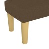 Banc Marron foncé 70x30x30 cm Tissu 