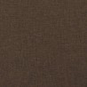 Banc Marron foncé 70x30x30 cm Tissu 
